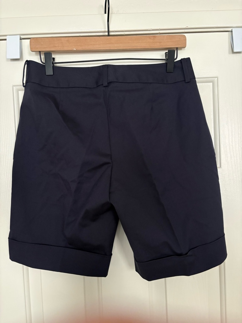 Brooks Brothers Navy Cotton Blend Shorts Preppy Coastal Classic Size 6 - Picture 3 of 5